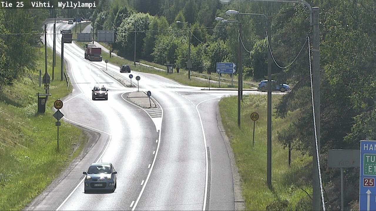 Kelikamerat Kuva Tie 25 Lohja Myllylampi, Lohja, Uusimaa