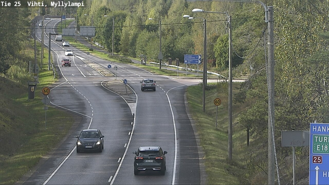 Weather Camera Image Road 25 Lohja Myllylampi, Lohja, Uusimaa