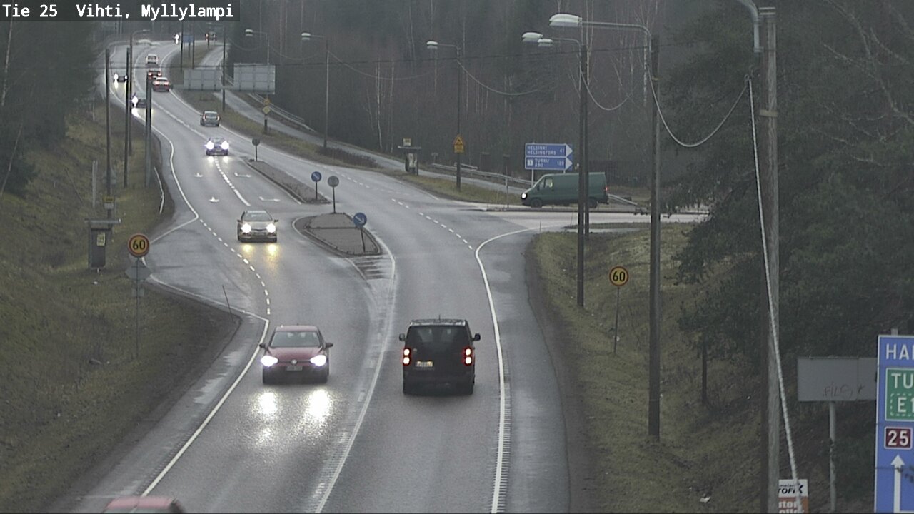 Weather Camera Image Road 25 Lohja Myllylampi, Lohja, Uusimaa