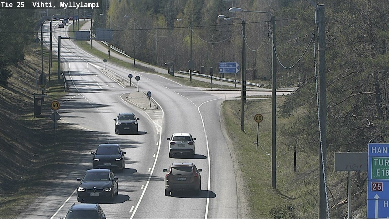 Kelikamerat Kuva Tie 25 Lohja Myllylampi, Lohja, Uusimaa