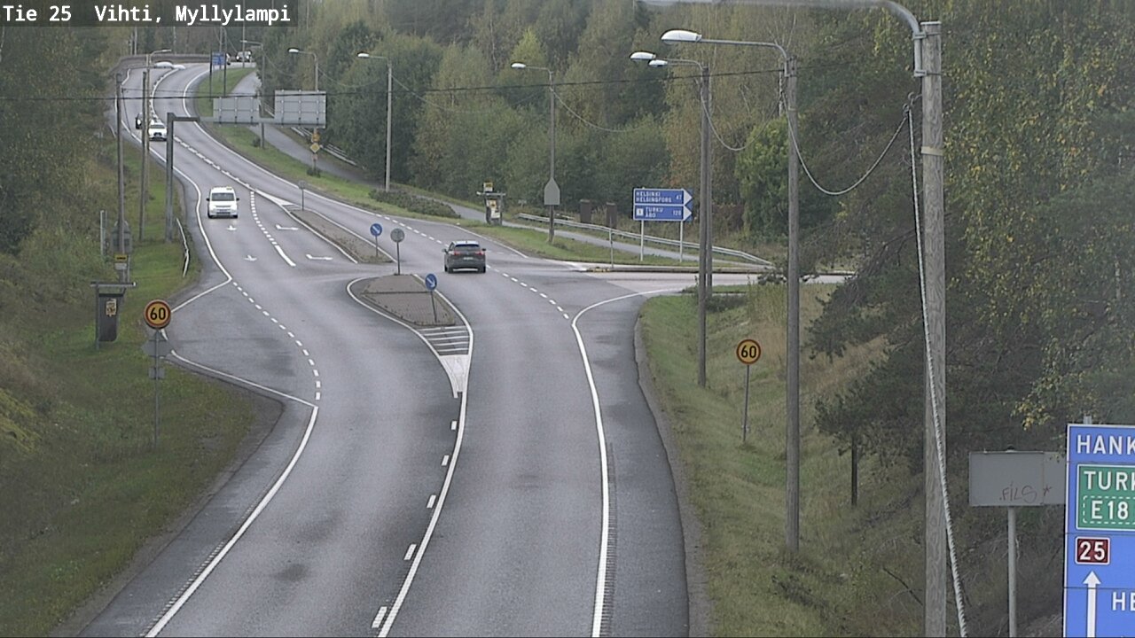 Kelikamerat Kuva Tie 25 Lohja Myllylampi, Lohja, Uusimaa