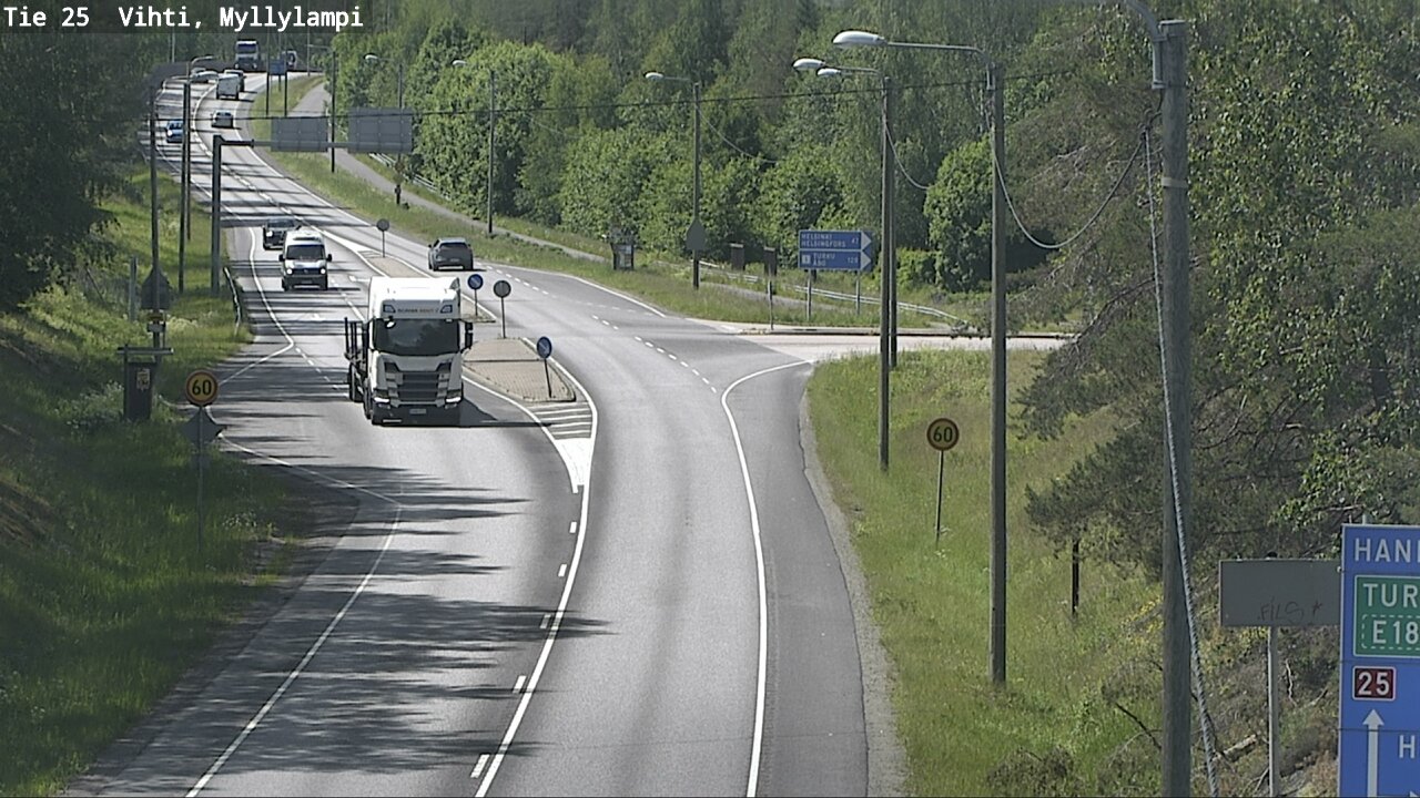 Kelikamerat Kuva Tie 25 Lohja Myllylampi, Lohja, Uusimaa