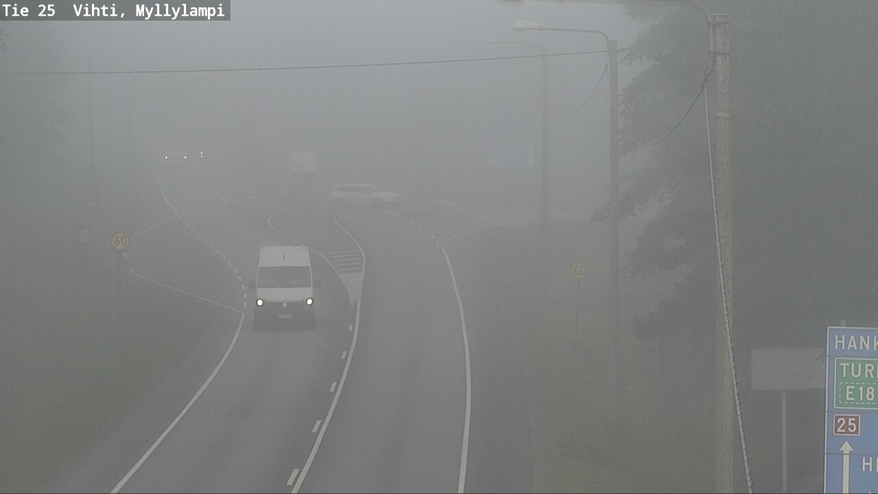 Weather Camera Image Road 25 Lohja Myllylampi, Lohja, Uusimaa