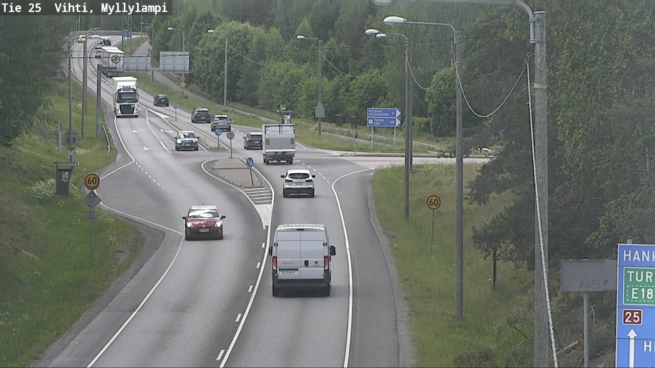 Kelikamerat Kuva Tie 25 Lohja Myllylampi, Lohja, Uusimaa
