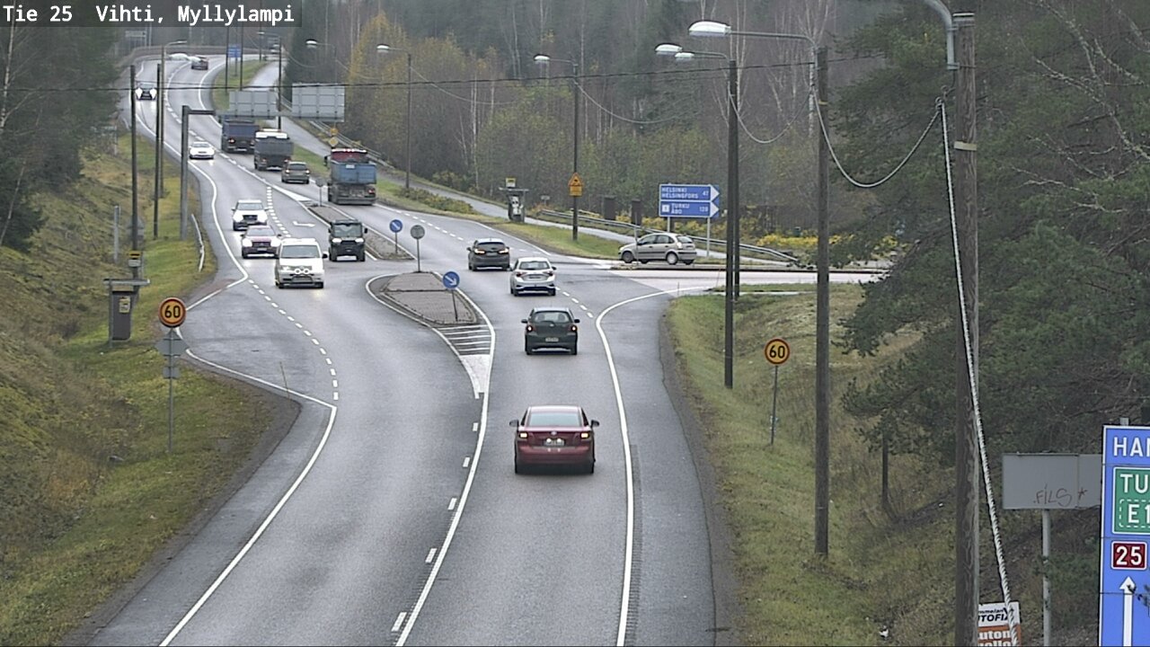 Kelikamerat Kuva Tie 25 Lohja Myllylampi, Lohja, Uusimaa