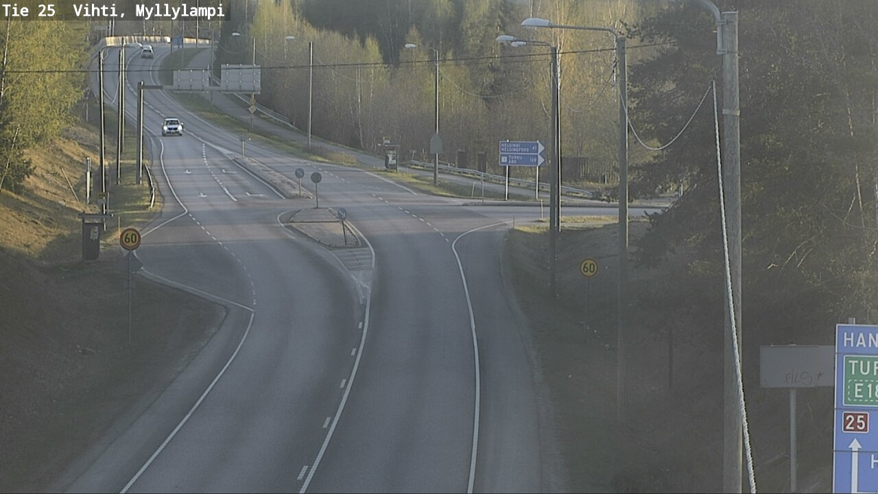Kelikamerat Kuva Tie 25 Lohja Myllylampi, Lohja, Uusimaa