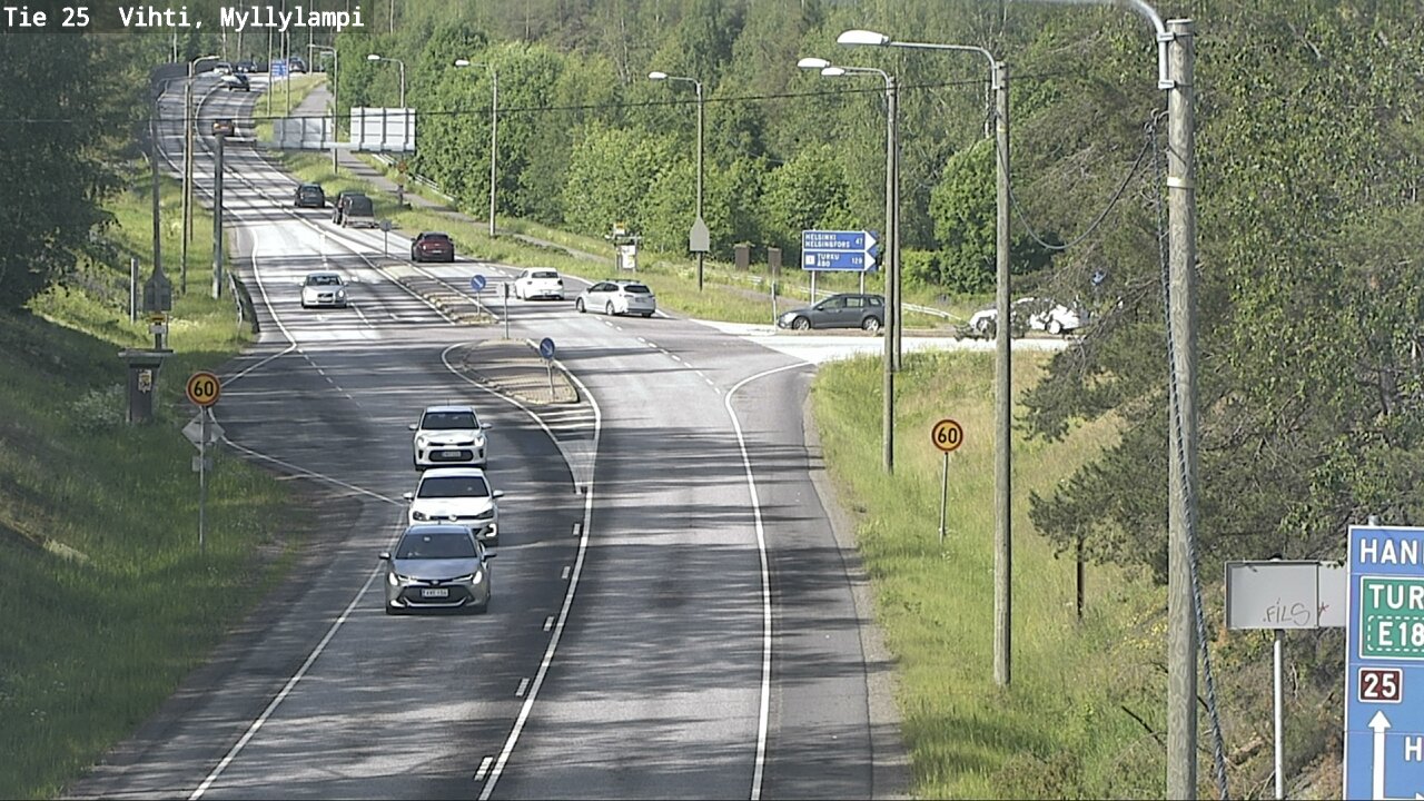 Kelikamerat Kuva Tie 25 Lohja Myllylampi, Lohja, Uusimaa