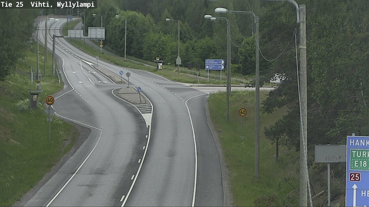 Kelikamerat Kuva Tie 25 Lohja Myllylampi, Lohja, Uusimaa