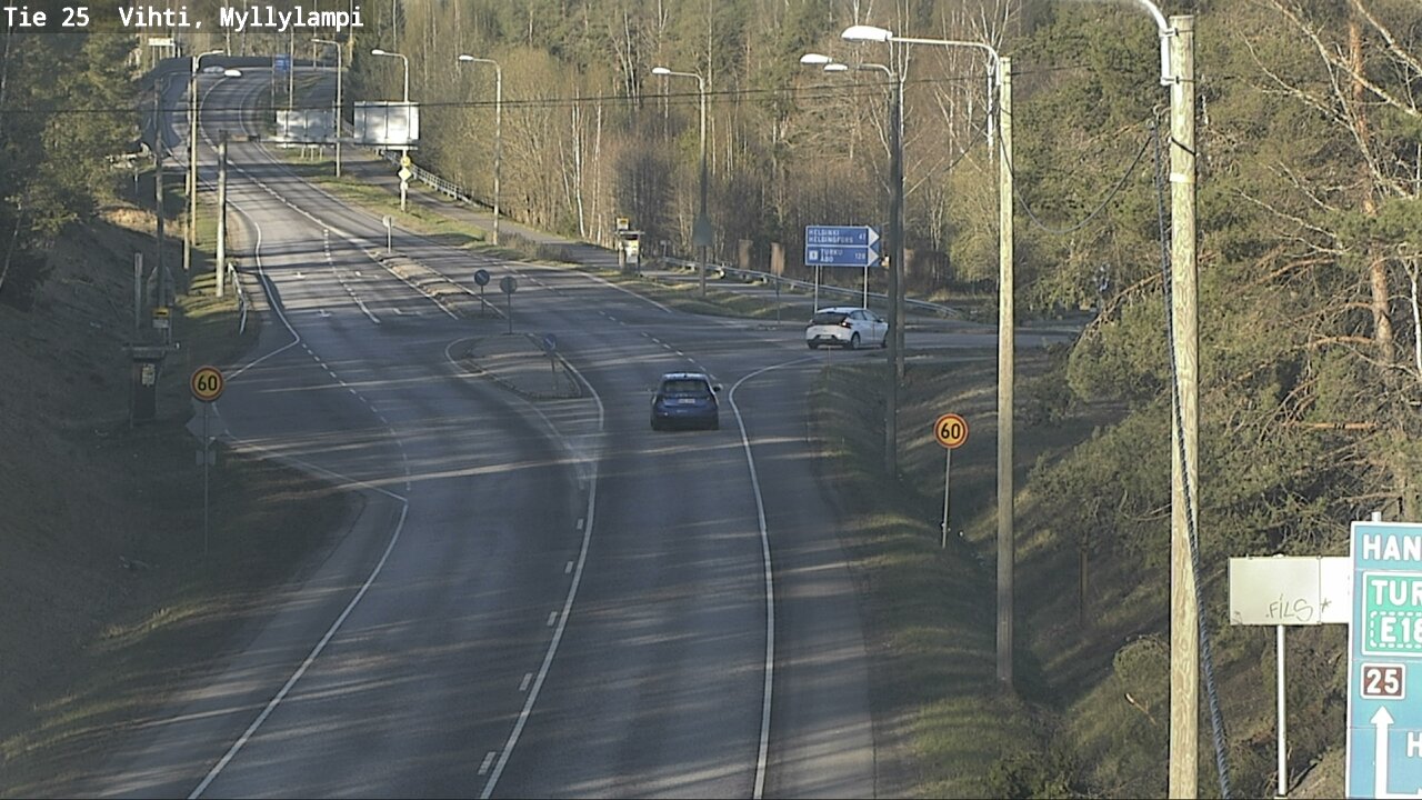 Kelikamerat Kuva Tie 25 Lohja Myllylampi, Lohja, Uusimaa