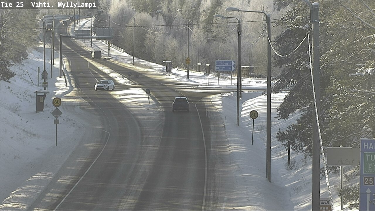 Weather Camera Image Road 25 Lohja Myllylampi, Lohja, Uusimaa