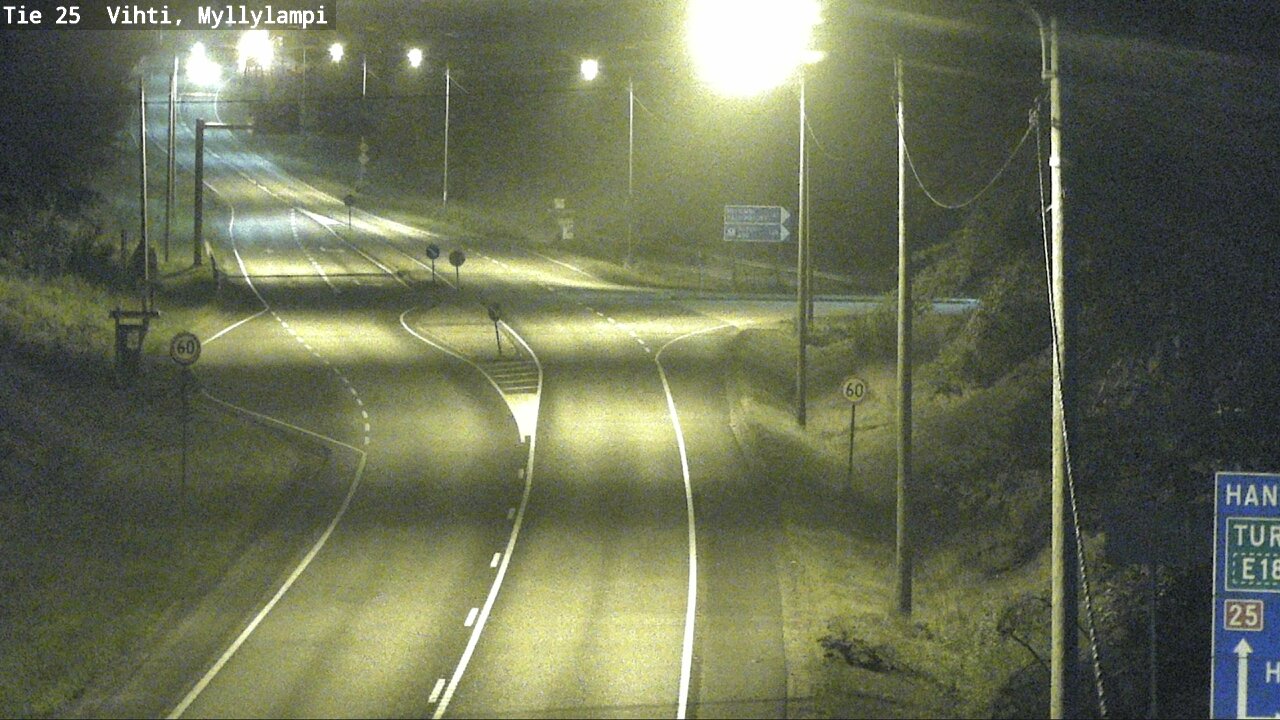 Weather Camera Image Väg 25 Lojo Myllylampi, Lohja, Uusimaa