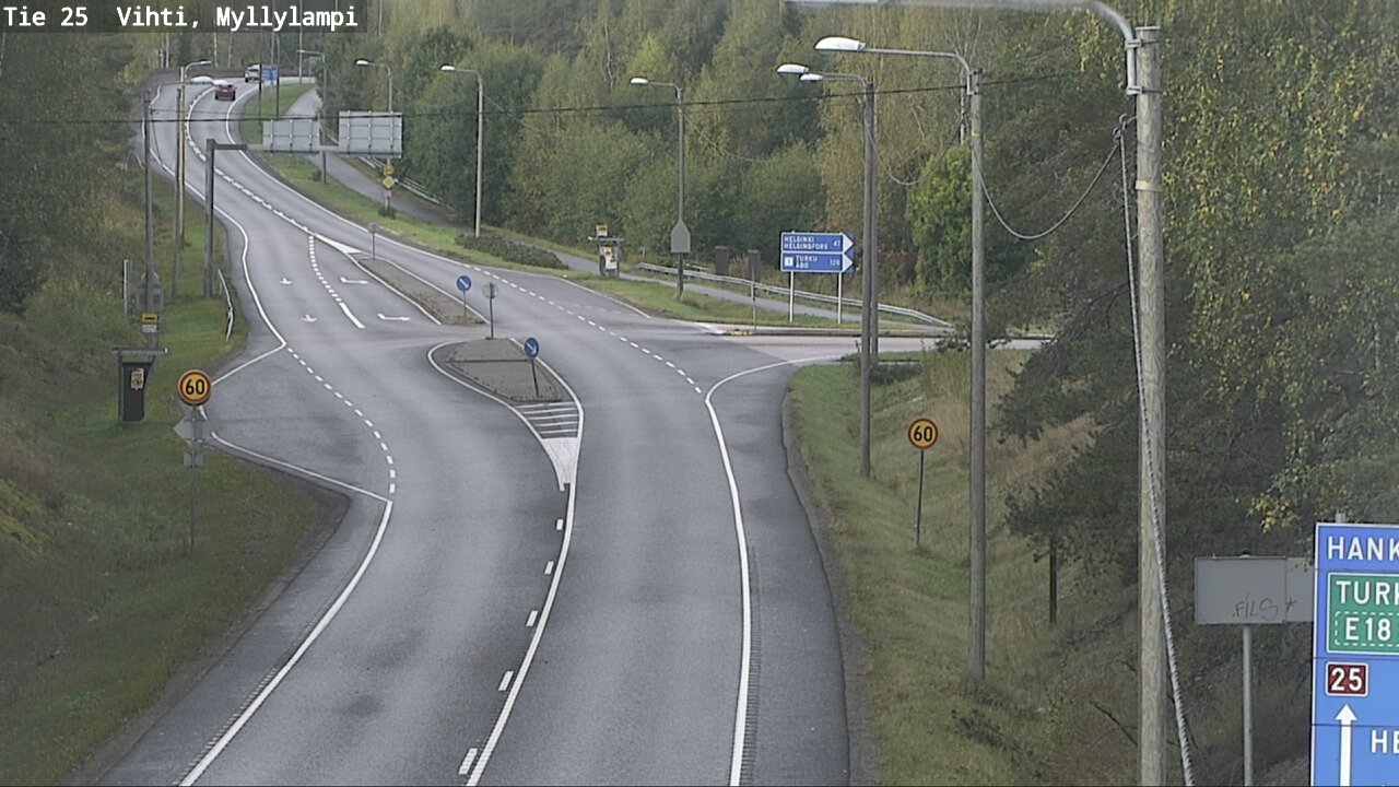 Kelikamerat Kuva Tie 25 Lohja Myllylampi, Lohja, Uusimaa