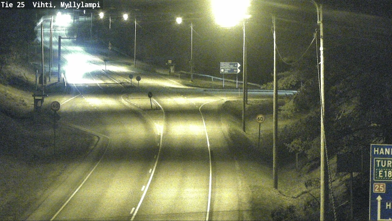Weather Camera Image Road 25 Lohja Myllylampi, Lohja, Uusimaa