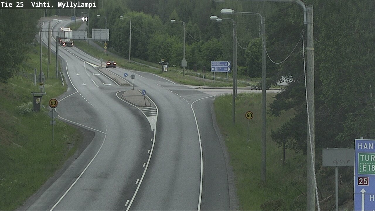 Kelikamerat Kuva Tie 25 Lohja Myllylampi, Lohja, Uusimaa