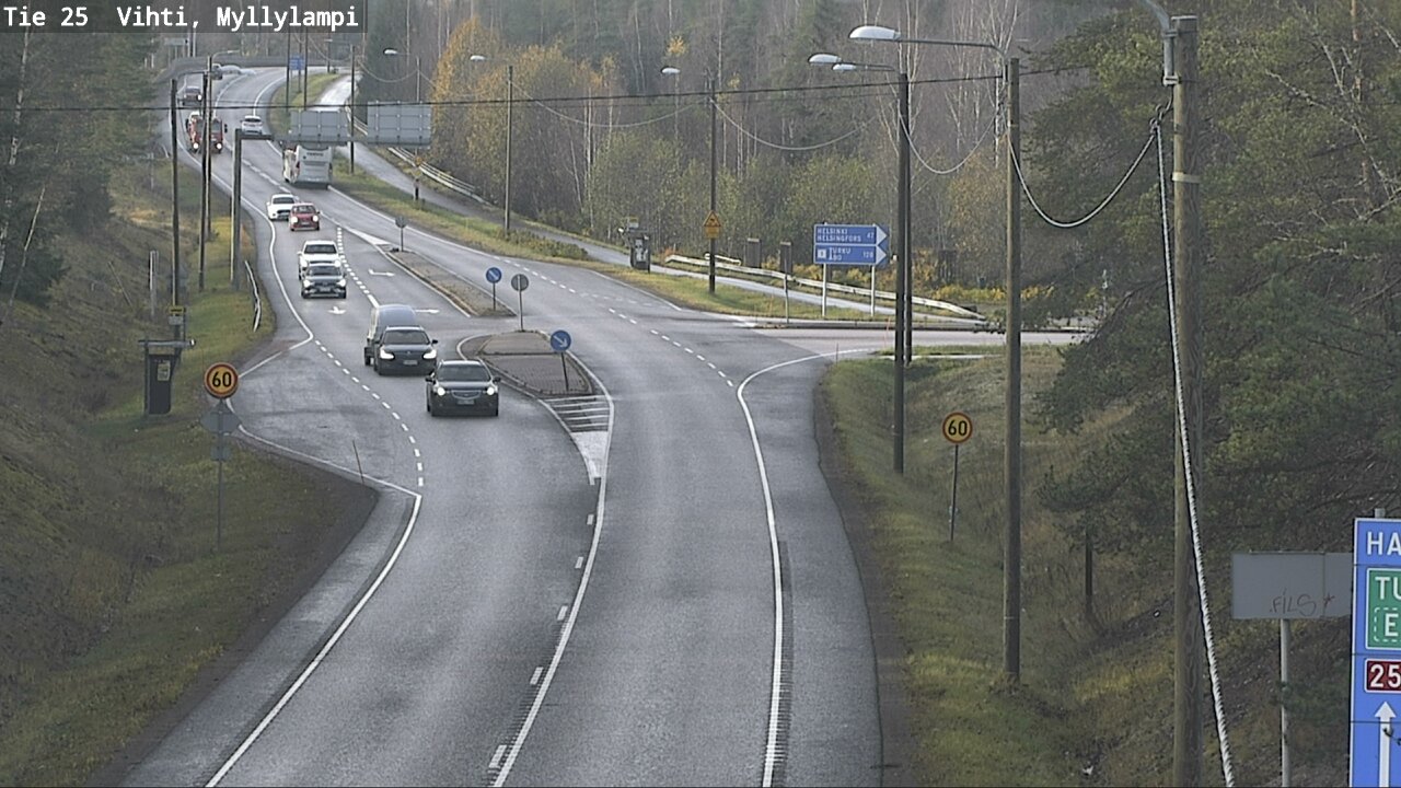 Kelikamerat Kuva Tie 25 Lohja Myllylampi, Lohja, Uusimaa