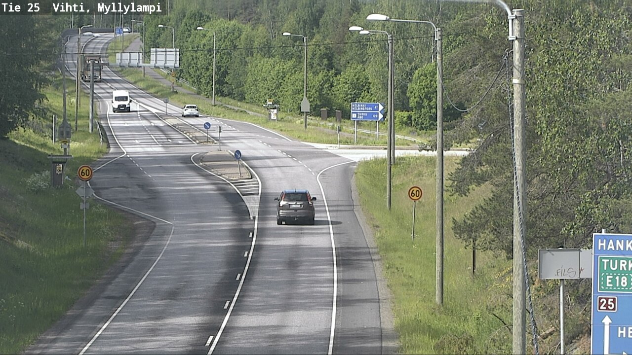 Kelikamerat Kuva Tie 25 Lohja Myllylampi, Lohja, Uusimaa
