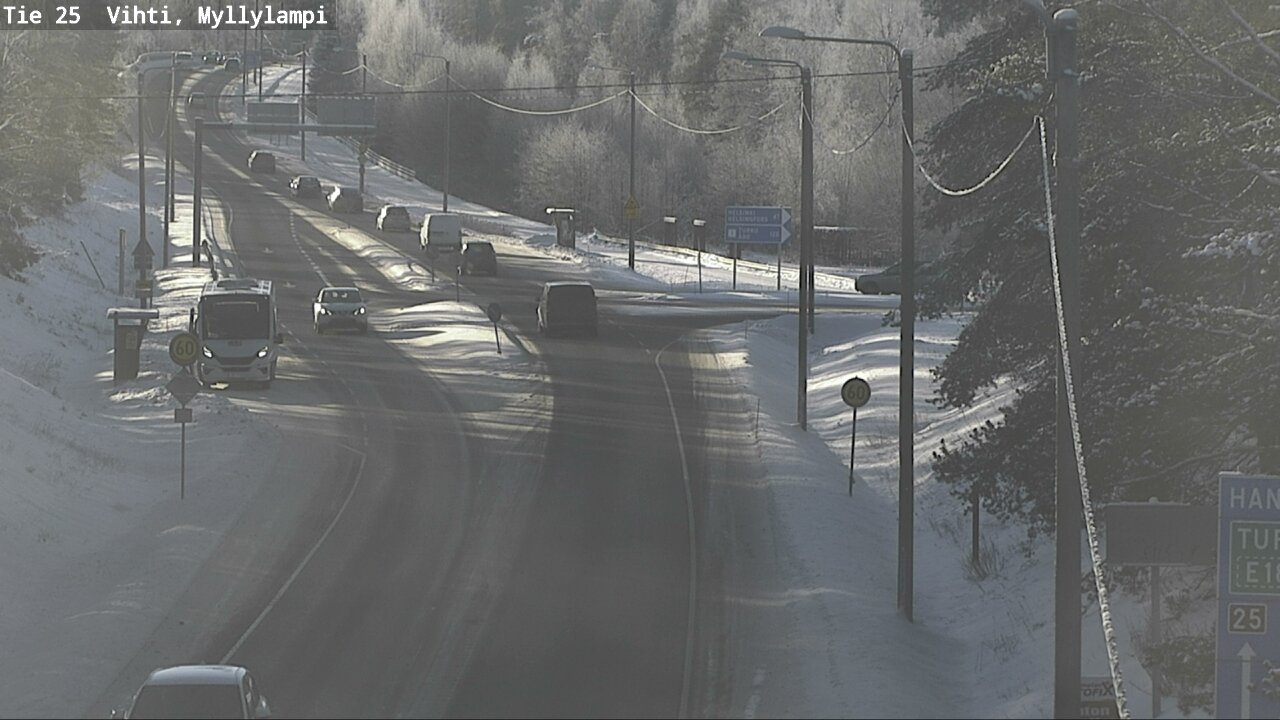 Weather Camera Image Road 25 Lohja Myllylampi, Lohja, Uusimaa
