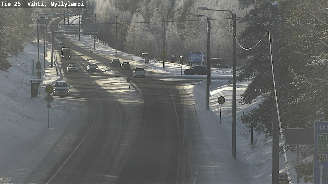 Weather Camera Image Road 25 Lohja Myllylampi, Lohja, Uusimaa