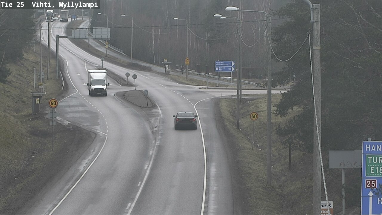 Weather Camera Image Road 25 Lohja Myllylampi, Lohja, Uusimaa