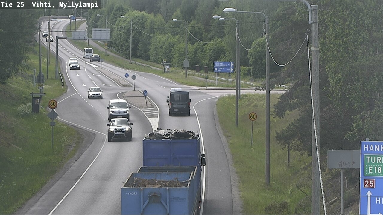 Kelikamerat Kuva Tie 25 Lohja Myllylampi, Lohja, Uusimaa