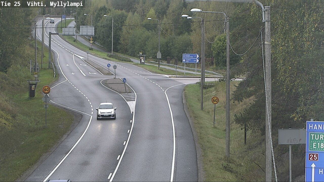 Kelikamerat Kuva Tie 25 Lohja Myllylampi, Lohja, Uusimaa