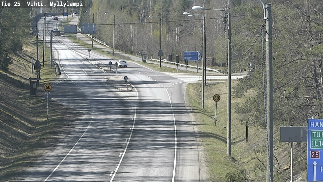 Kelikamerat Kuva Tie 25 Lohja Myllylampi, Lohja, Uusimaa