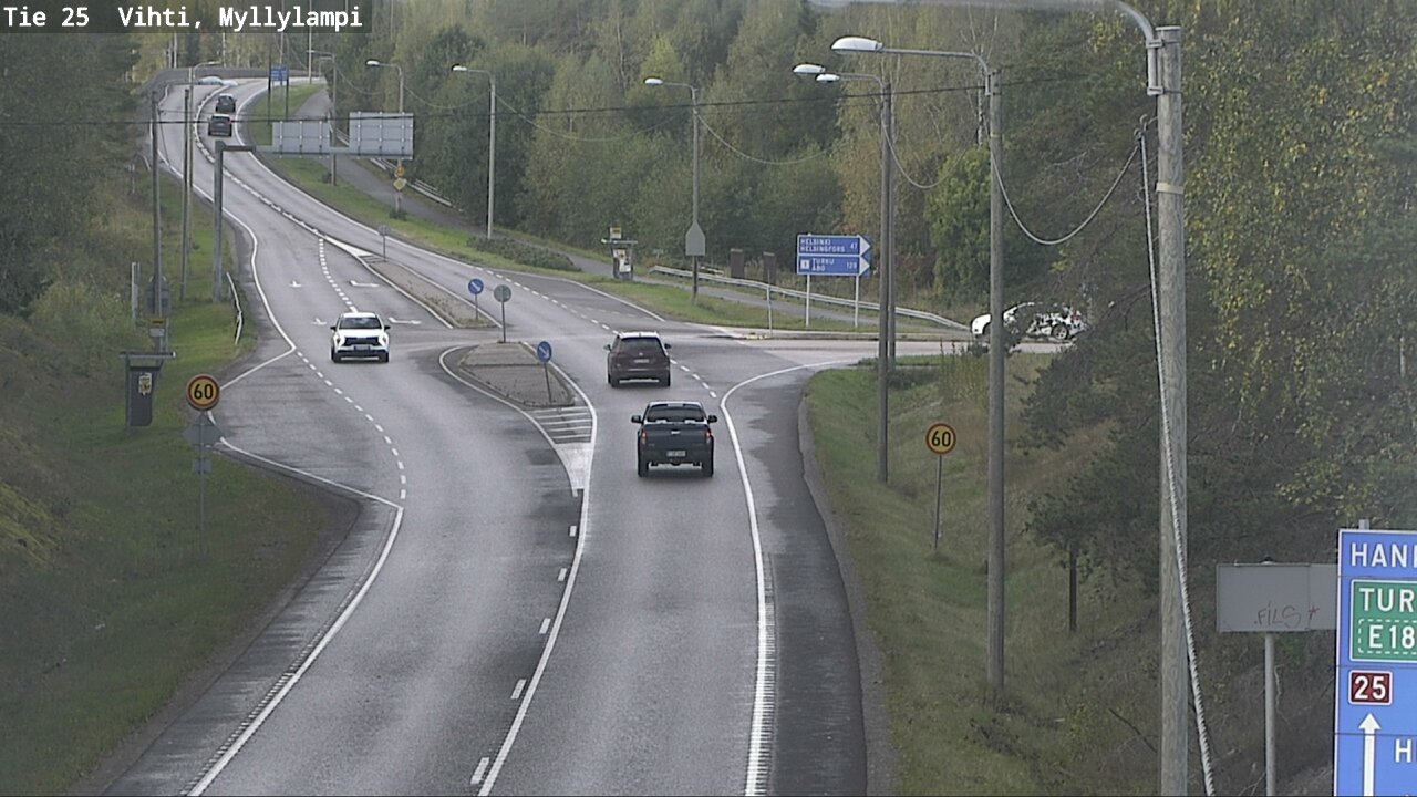 Weather Camera Image Road 25 Lohja Myllylampi, Lohja, Uusimaa