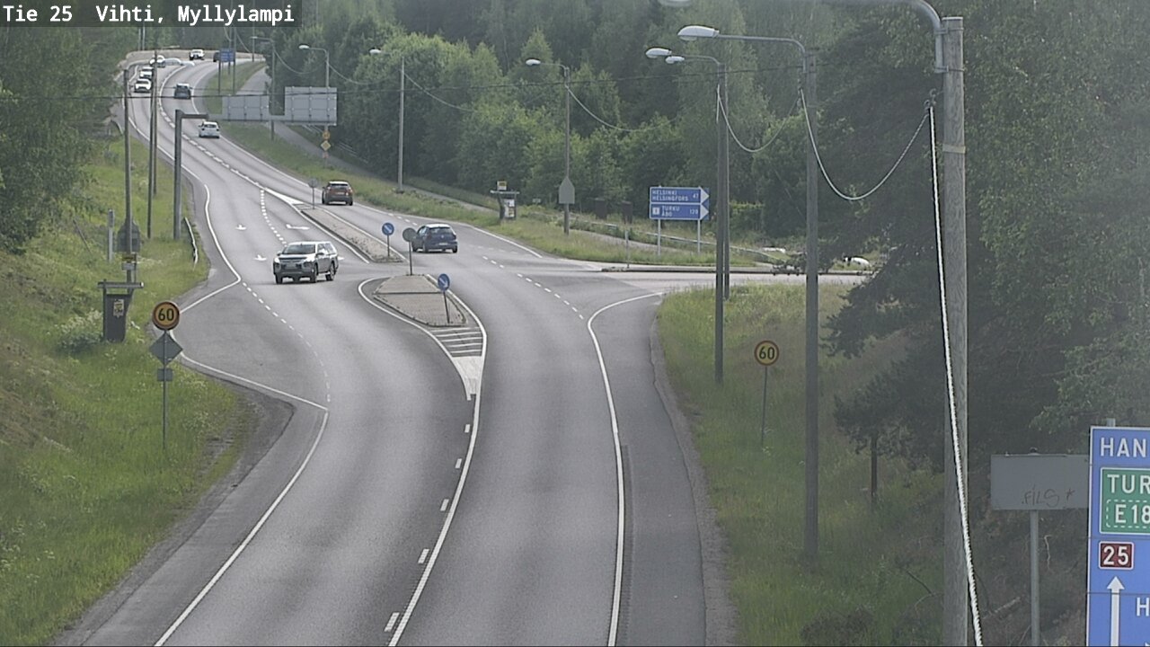 Kelikamerat Kuva Tie 25 Lohja Myllylampi, Lohja, Uusimaa