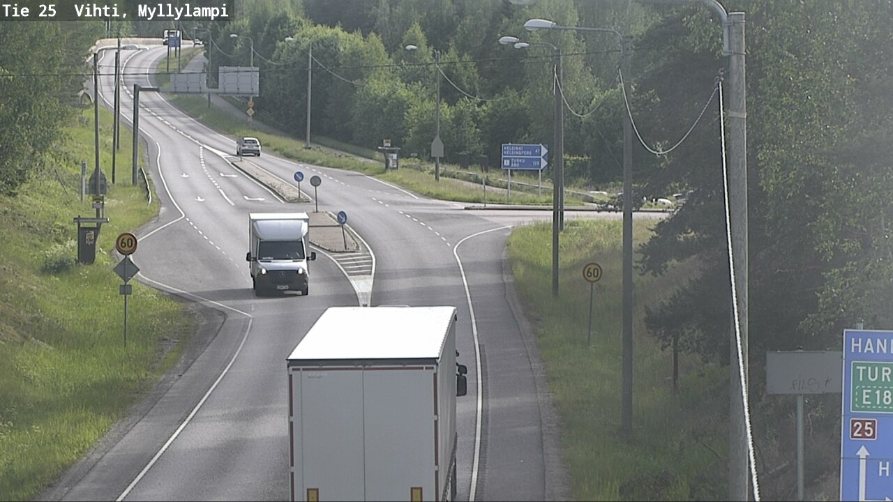 Kelikamerat Kuva Tie 25 Lohja Myllylampi, Lohja, Uusimaa