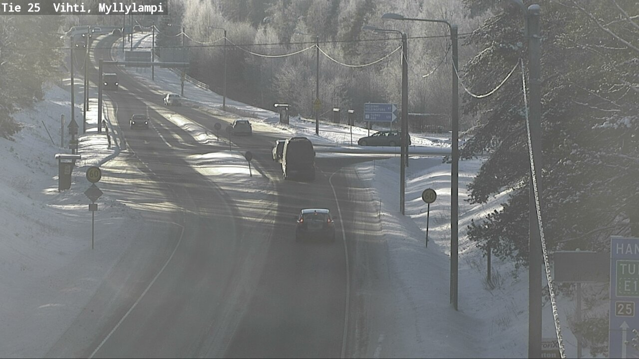 Weather Camera Image Road 25 Lohja Myllylampi, Lohja, Uusimaa