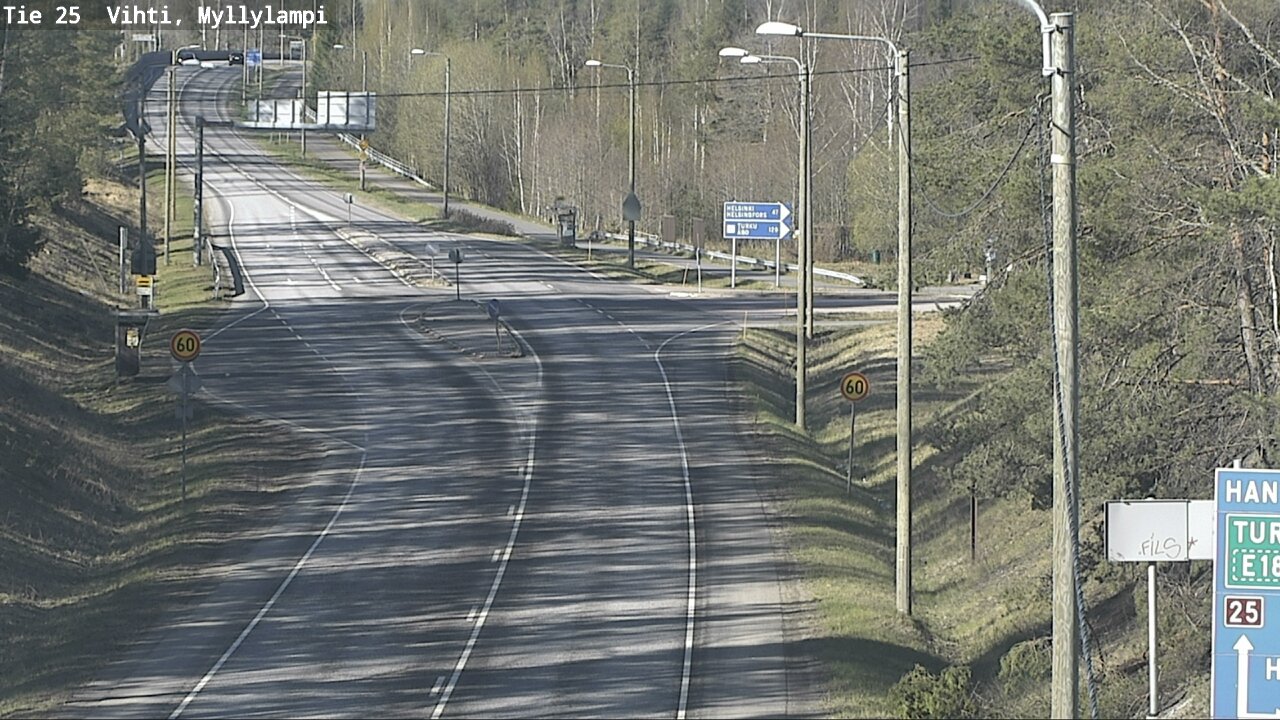 Kelikamerat Kuva Tie 25 Lohja Myllylampi, Lohja, Uusimaa