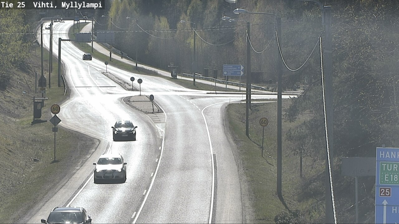 Kelikamerat Kuva Tie 25 Lohja Myllylampi, Lohja, Uusimaa
