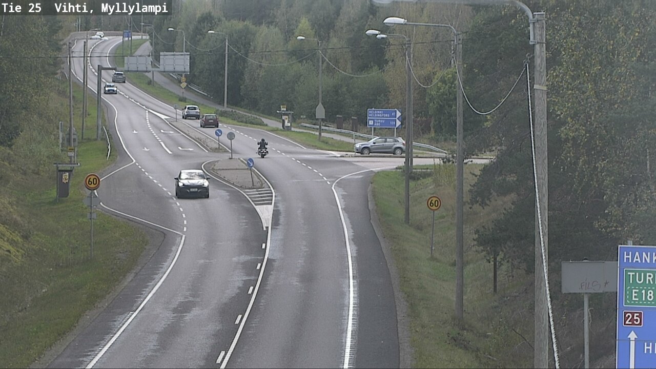 Weather Camera Image Road 25 Lohja Myllylampi, Lohja, Uusimaa