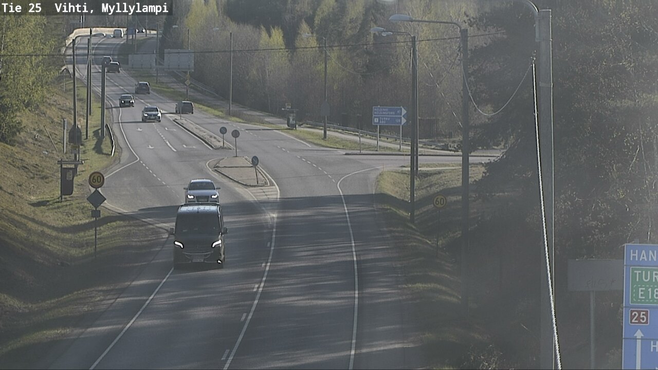 Kelikamerat Kuva Tie 25 Lohja Myllylampi, Lohja, Uusimaa