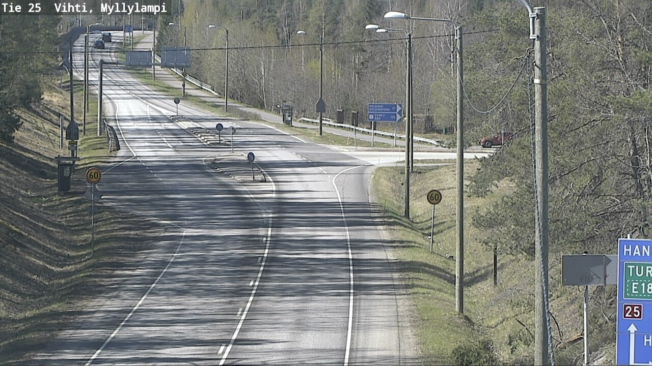 Kelikamerat Kuva Tie 25 Lohja Myllylampi, Lohja, Uusimaa