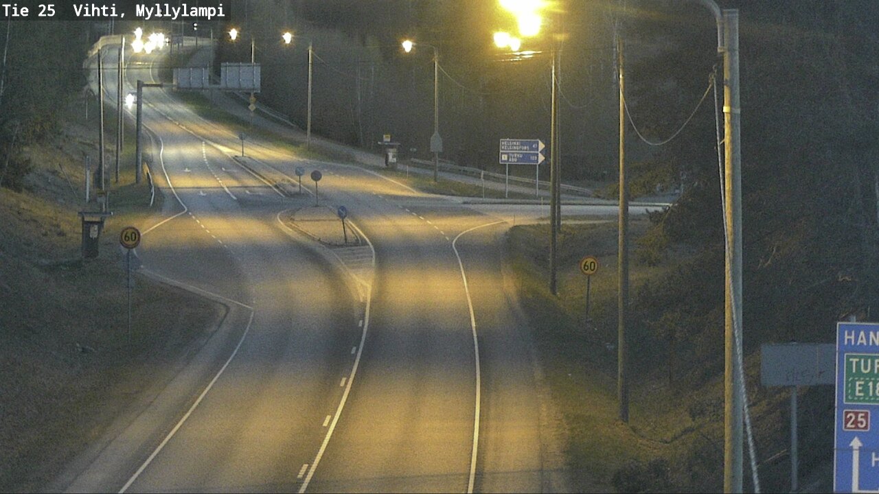 Weather Camera Image Road 25 Lohja Myllylampi, Lohja, Uusimaa
