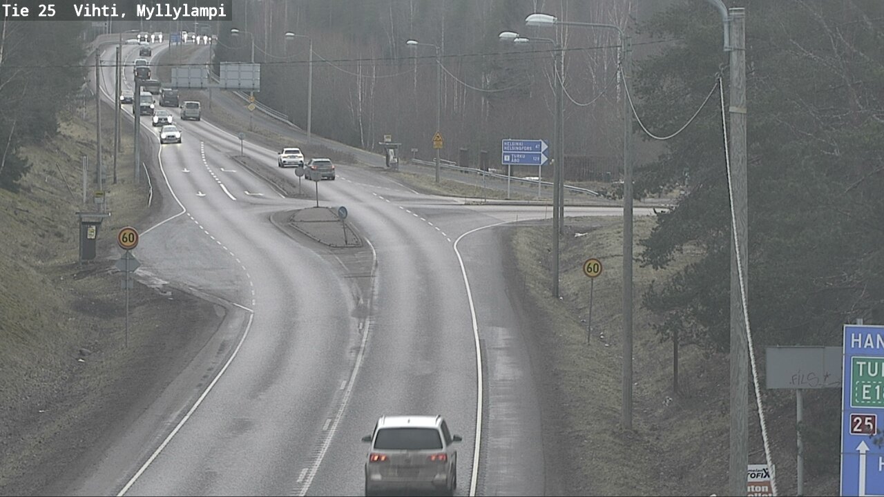 Kelikamerat Kuva Tie 25 Lohja Myllylampi, Lohja, Uusimaa