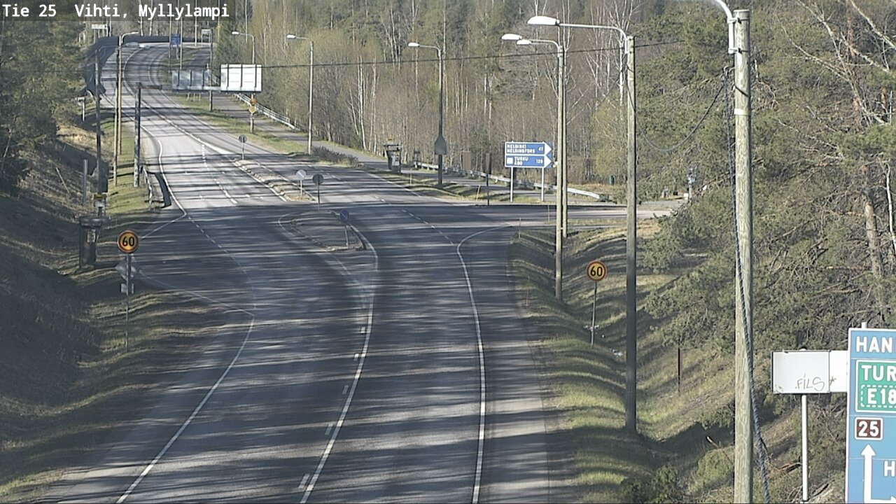 Kelikamerat Kuva Tie 25 Lohja Myllylampi, Lohja, Uusimaa