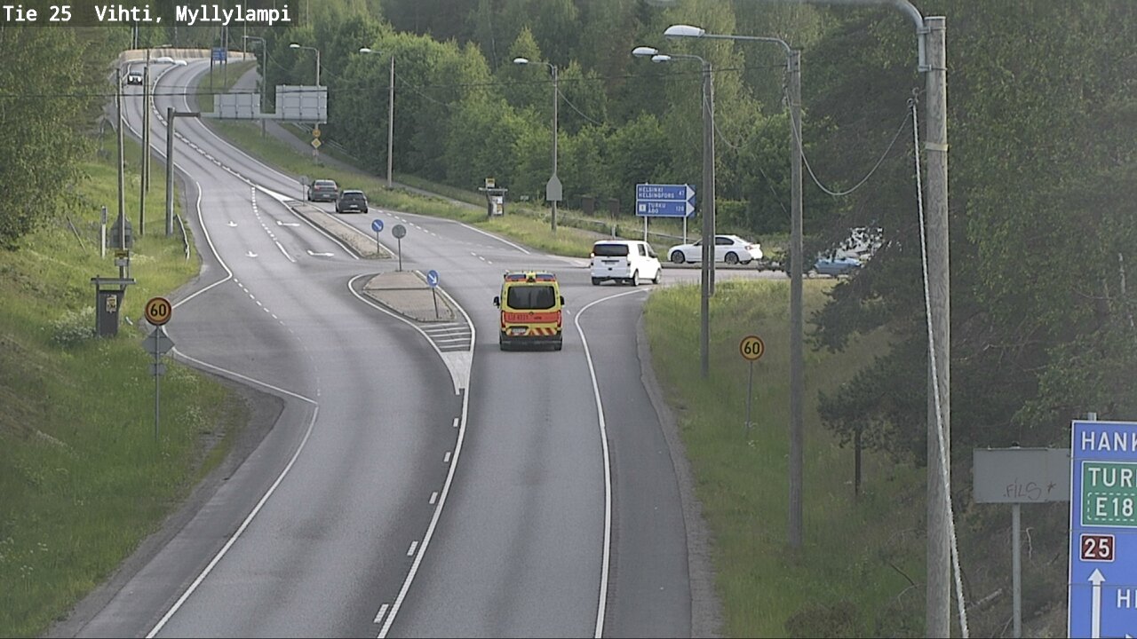 Kelikamerat Kuva Tie 25 Lohja Myllylampi, Lohja, Uusimaa