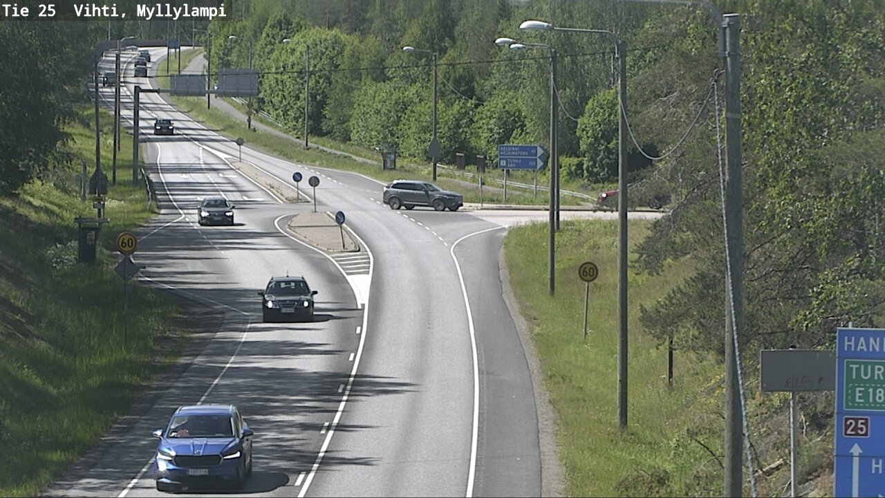 Kelikamerat Kuva Tie 25 Lohja Myllylampi, Lohja, Uusimaa
