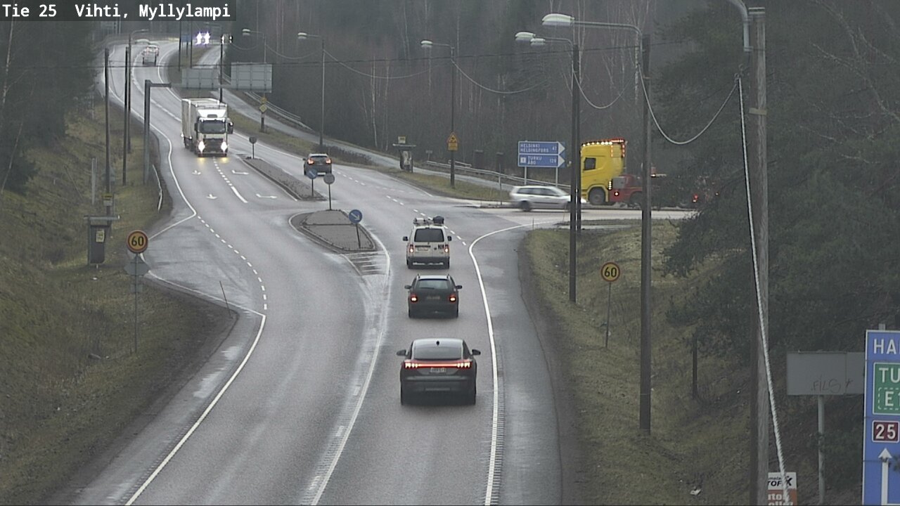 Weather Camera Image Road 25 Lohja Myllylampi, Lohja, Uusimaa