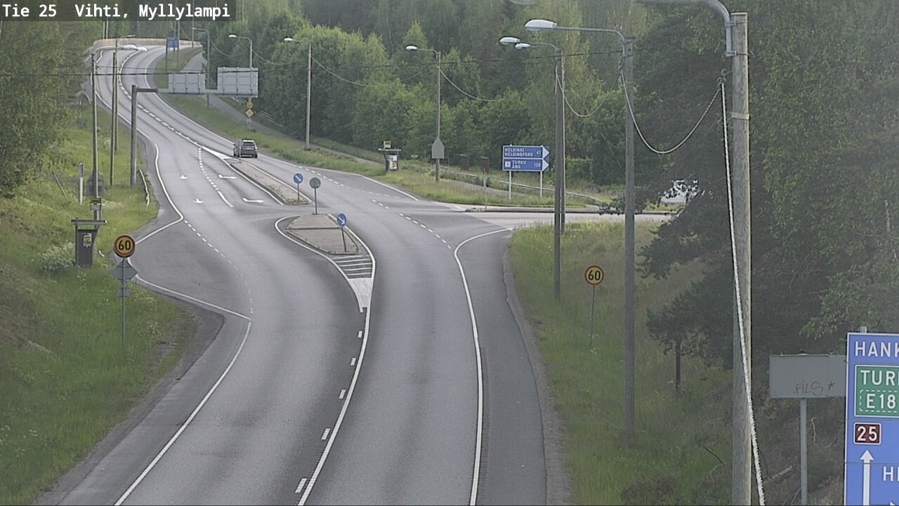 Kelikamerat Kuva Tie 25 Lohja Myllylampi, Lohja, Uusimaa