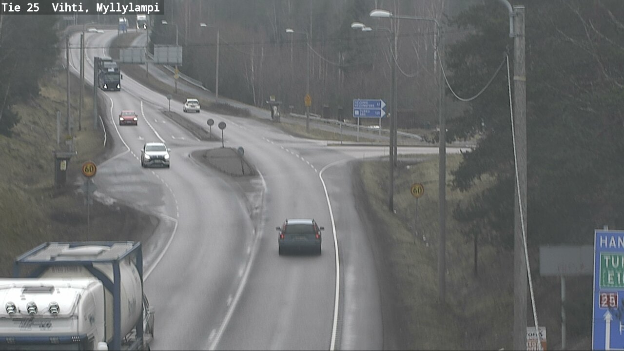 Weather Camera Image Road 25 Lohja Myllylampi, Lohja, Uusimaa
