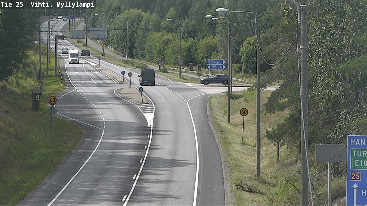 Kelikamerat Kuva Tie 25 Lohja Myllylampi, Lohja, Uusimaa