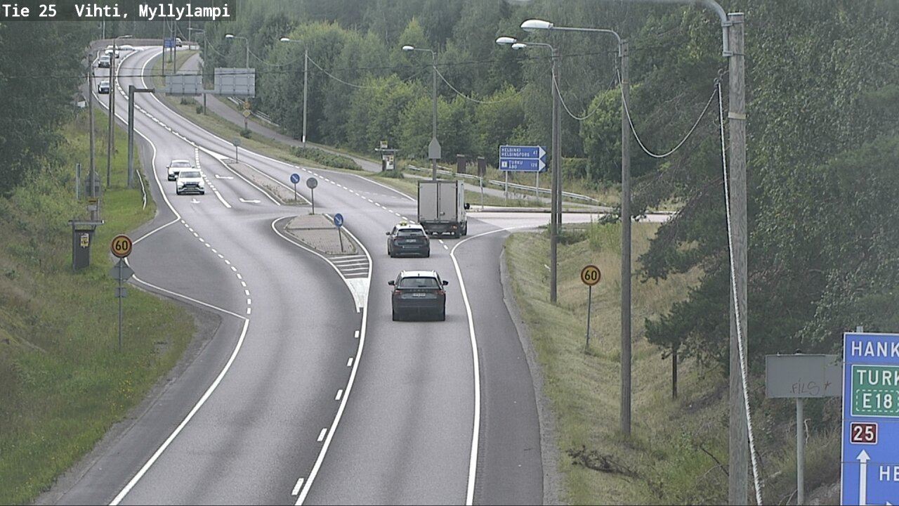 Kelikamerat Kuva Tie 25 Lohja Myllylampi, Lohja, Uusimaa
