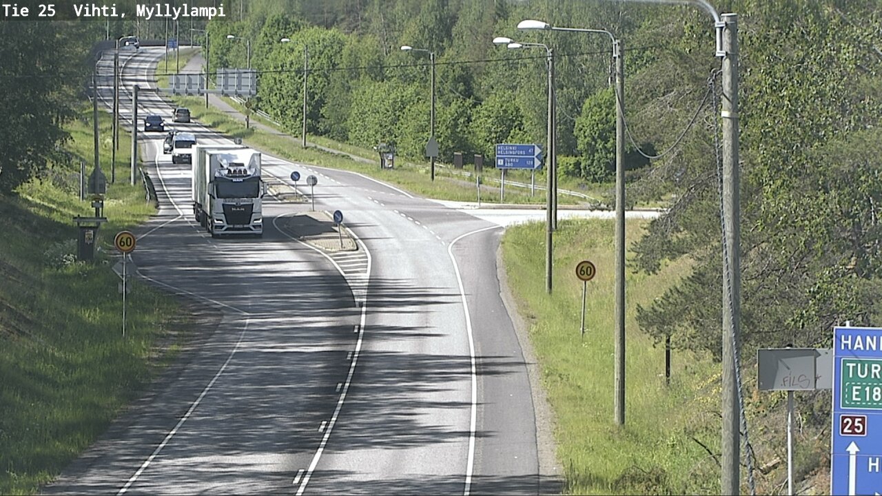 Kelikamerat Kuva Tie 25 Lohja Myllylampi, Lohja, Uusimaa