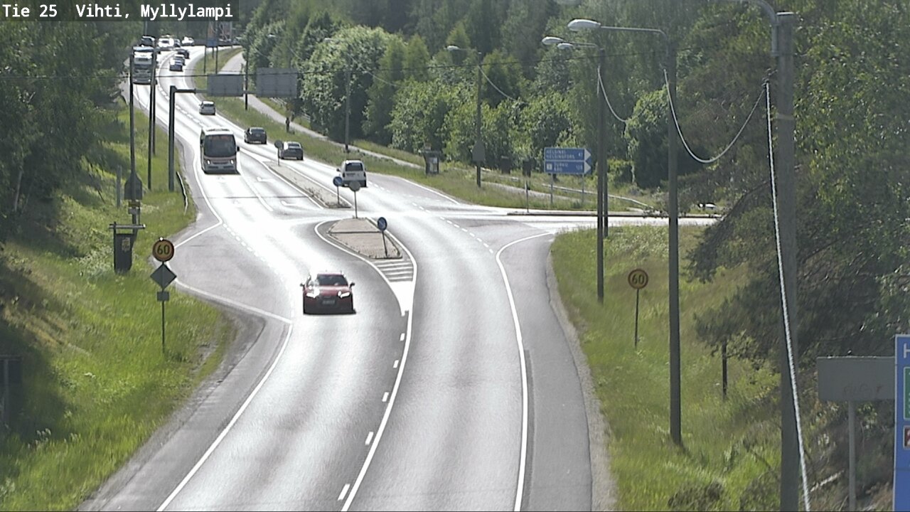 Kelikamerat Kuva Tie 25 Lohja Myllylampi, Lohja, Uusimaa
