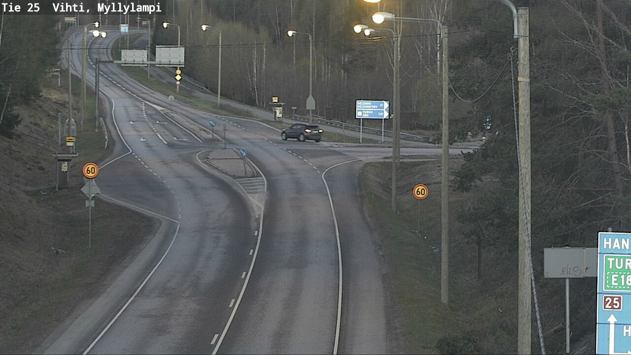 Kelikamerat Kuva Tie 25 Lohja Myllylampi, Lohja, Uusimaa