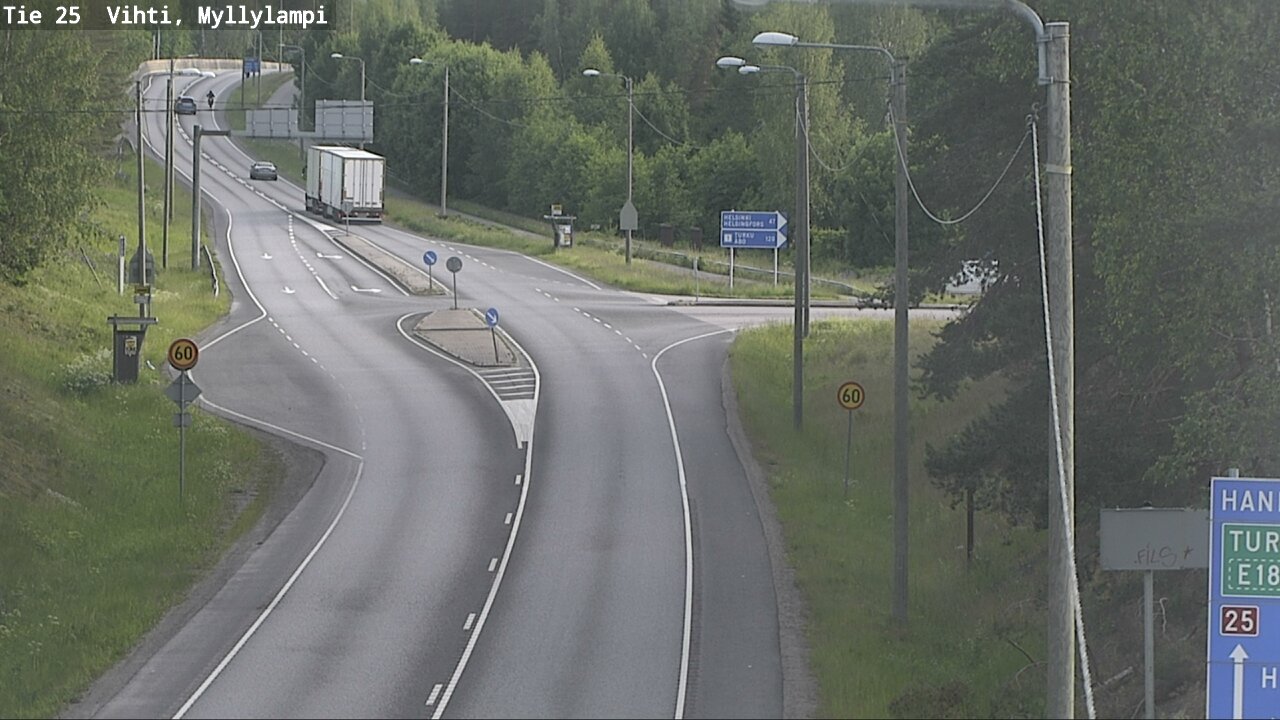 Kelikamerat Kuva Tie 25 Lohja Myllylampi, Lohja, Uusimaa