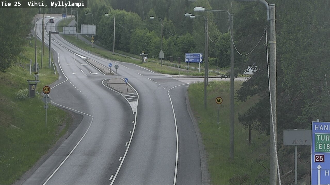 Kelikamerat Kuva Tie 25 Lohja Myllylampi, Lohja, Uusimaa